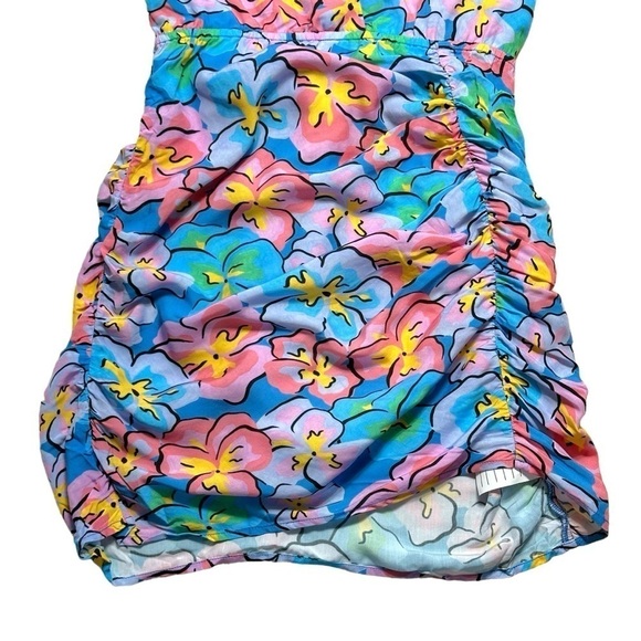 For Love & Lemons Tropical Floral Yasmin Mini Dress US S - Picture 6 of 12